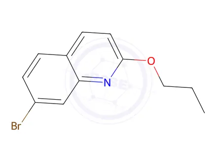 Chemical structure of 7-Bromo-2-propoxyquinoline