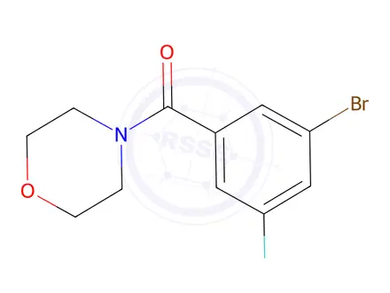 Chemical structure of 4-(3-Bromo-5-fluorobenzoyl)morpholine