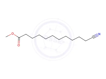 Chemical structure of Methyl 11-Cyanoundecanoate