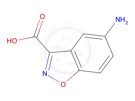 Chemical structure of 5-Aminobenzo[d]isoxazole-3-carboxylic acid