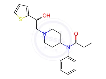 Chemical structure of beta-Hydroxythiofentanyl