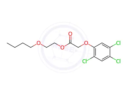 Chemical structure of 2,4,5-T-butoxyethyl ester