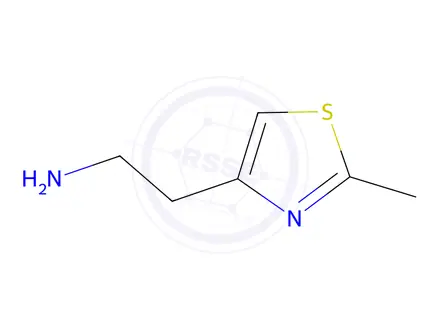 Chemical structure of 2-(2-methyl-1,3-thiazol-4-yl)ethan-1-amine dihydrobromide