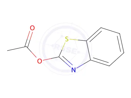 Chemical structure of 2-Benzothiazolol,acetate(ester)(8CI)