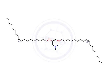 Chemical structure of DODMA