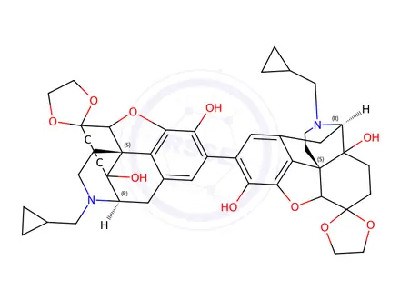 Chemical structure of Naltrexone impurity 52