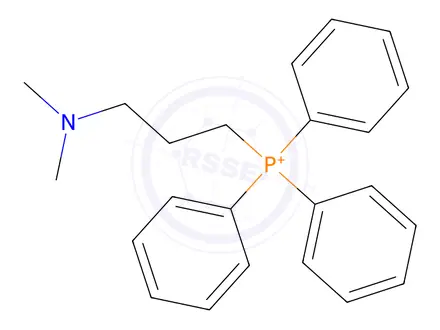 Chemical structure of (3-(Dimethylamino)propyl)triphenylphosphonium