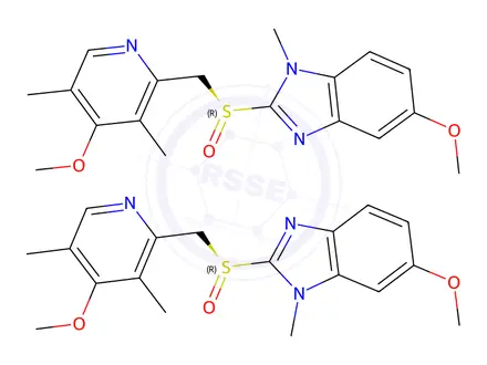 Chemical structure of Esomeprazole Impurity 122