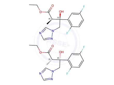 Chemical structure of Isavuconazole Impurity 370