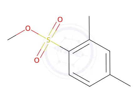 Chemical structure of methyl 2,4-dimethylbenzenesulfonate