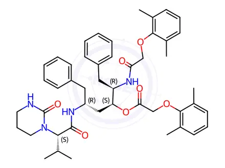 Chemical structure of Lopinavir EP Impurity S