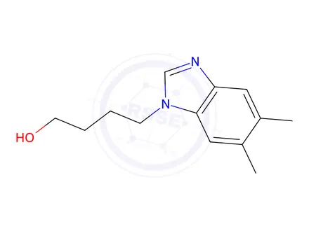 Chemical structure of 4-(5,6-Dimethyl-1h-benzo[d]imidazol-1-yl)butan-1-ol
