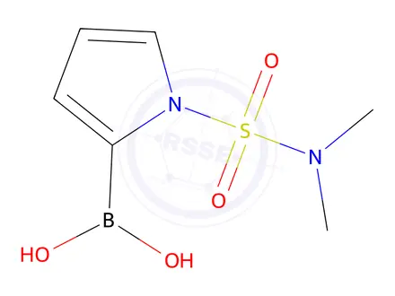 Chemical structure of 1-(Dimethylsulfamoyl)pyrrole-2-boronic acid
