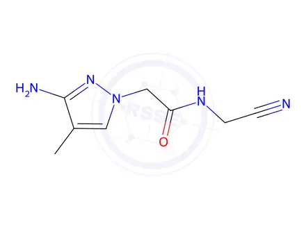 Chemical structure of 2-(3-Amino-4-methyl-1h-pyrazol-1-yl)-N-(cyanomethyl)acetamide