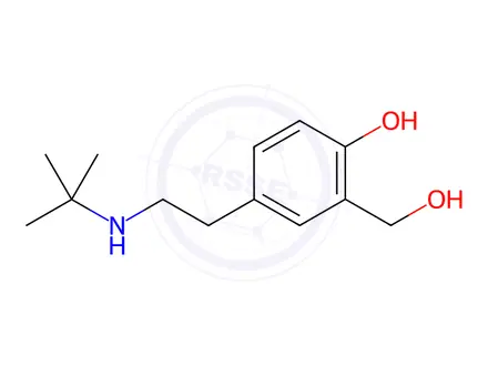 Chemical structure of Levalbuterol Impurity A