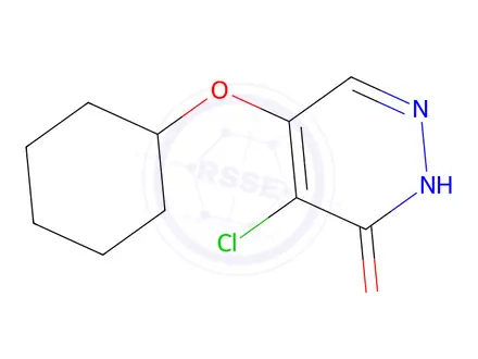 Chemical structure of 4-Chloro-5-(cyclohexyloxy)pyridazin-3(2H)-one