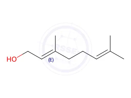 Chemical structure of Geraniol
