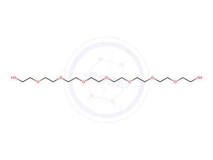 Chemical structure of Acyclovir Impurity 47 (Octaethylene Glycol)