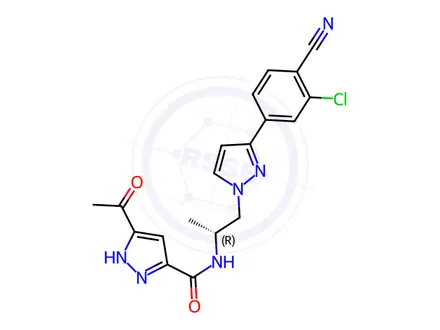 Chemical structure of Darolutamide Impurity 73