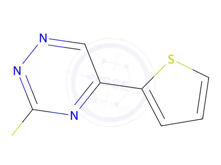Chemical structure of 5-(thiophen-2-yl)-1,2,4-triazine-3-thiol