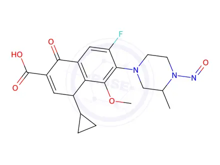 Chemical structure of Gatifloxacin Impurity 35