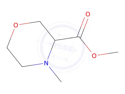 Chemical structure of 4-Methyl-morpholine-3-carboxylic acid methyl ester