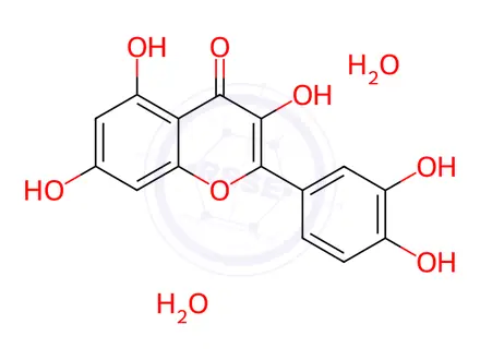 Chemical structure of Quercetin Dihydrate