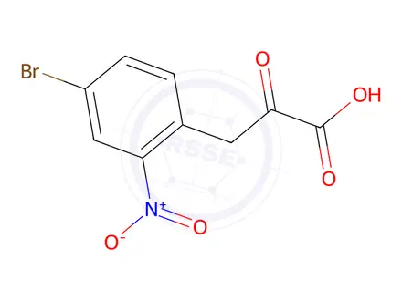 Chemical structure of 3-(4-Bromo-2-nitrophenyl)-2-oxopropanoic acid