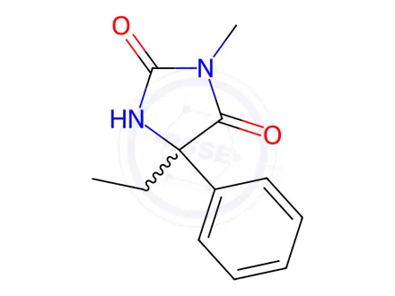 Chemical structure of Mephenytoin