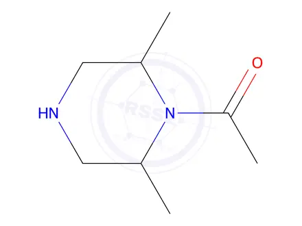 Chemical structure of 1-(2,6-Dimethylpiperazin-1-yl)ethan-1-one