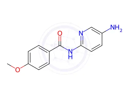 Chemical structure of N-(5-Aminopyridin-2-yl)-4-methoxybenzamide