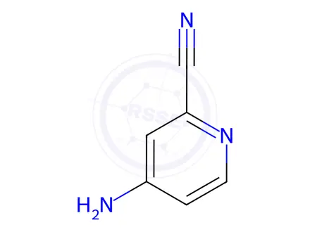 Chemical structure of 4-AMINOPYRIDINE-2-CARBONITRILE