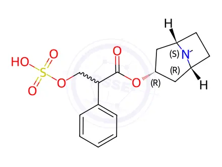 Chemical structure of Atropine O-Sulfate