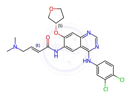 Chemical structure of Afatinib Impurity E