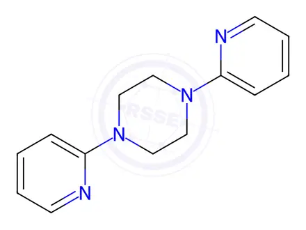 Chemical structure of 1,4-Di(2-pyridyl)piperazine