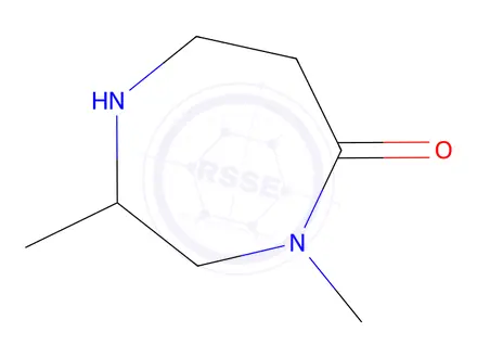 Chemical structure of 2,4-Dimethyl-1,4-diazepan-5-one