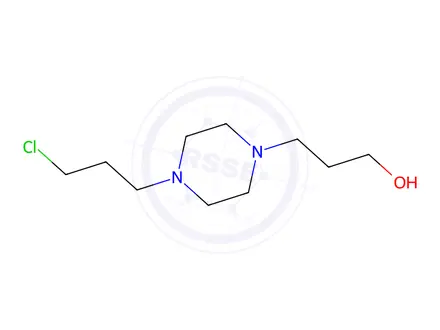 Chemical structure of 3-(4-(3-Chloropropyl)piperazin-1-yl)propan-1-ol