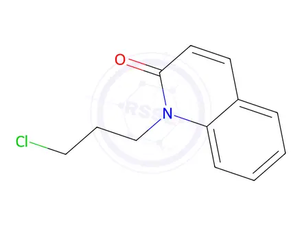 Chemical structure of 2(1H)-Quinolinone,1-(3-chloropropyl)-(9CI)