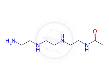 Chemical structure of N1-Acetyl Triethylenetetramine