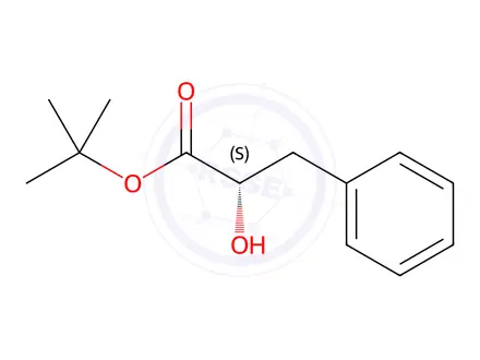 Chemical structure of (S)-tert-Butyl 2-hydroxy-3-phenylpropanoate