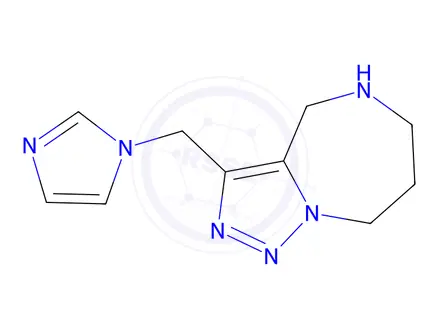 Chemical structure of 3-((1H-Imidazol-1-yl)methyl)-5,6,7,8-tetrahydro-4H-[1,2,3]triazolo[1,5-a][1,4]diazepine