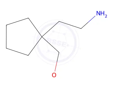 Chemical structure of 2-[1-(Methoxymethyl)cyclopentyl]ethan-1-amine