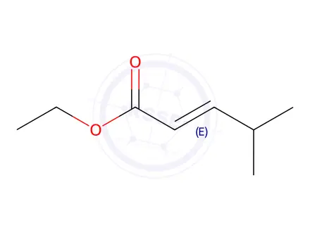 Chemical structure of (E)-ethyl 4-methylpent-2-enoate