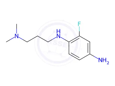 Chemical structure of N1-(3-(Dimethylamino)propyl)-2-fluorobenzene-1,4-diamine