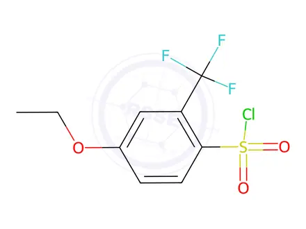 Chemical structure of 4-Ethoxy-2-(trifluoromethyl)benzenesulfonyl chloride