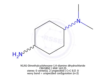 Chemical structure of N,N-Dimethylcyclohexane-1,4-diamine