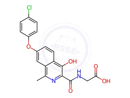 Chemical structure of Roxadustat Impurity 280