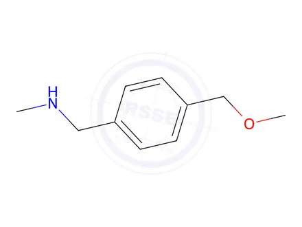 Chemical structure of 1-(4-(Methoxymethyl)phenyl)-N-methylmethanamine
