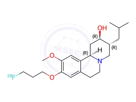 Chemical structure of Florbenazine-18F