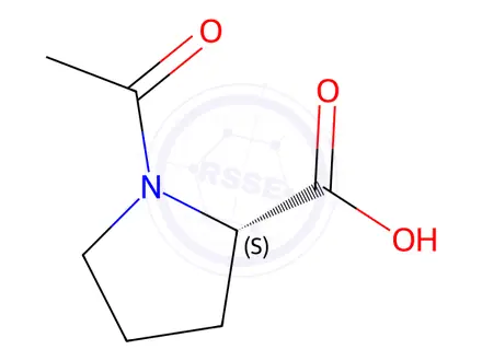 Chemical structure of N-Acetyl-L-Proline